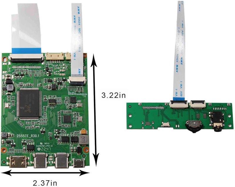 VSDISPLAY 9.7 Inch IPS LCD Screen 2048x1536 9.7'' LP097QX1/LTL097QL01/HQ097QX1 with USB-C LCD Controller Board VS-RTD2556HC-V2 - Image 2